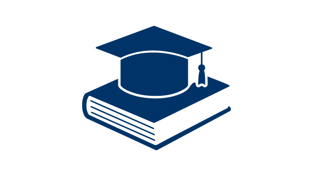 Book with graduation cap