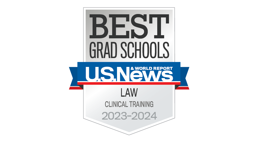 U.S. News and World Report Best Grad Schools, Law, Clinical Training 2023-2024