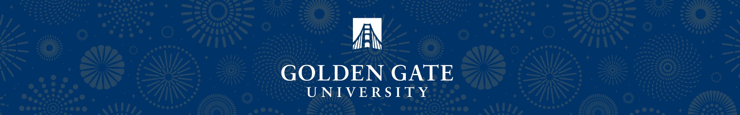 Golden Gate University Logo on End of the Year Giving Campaign Header