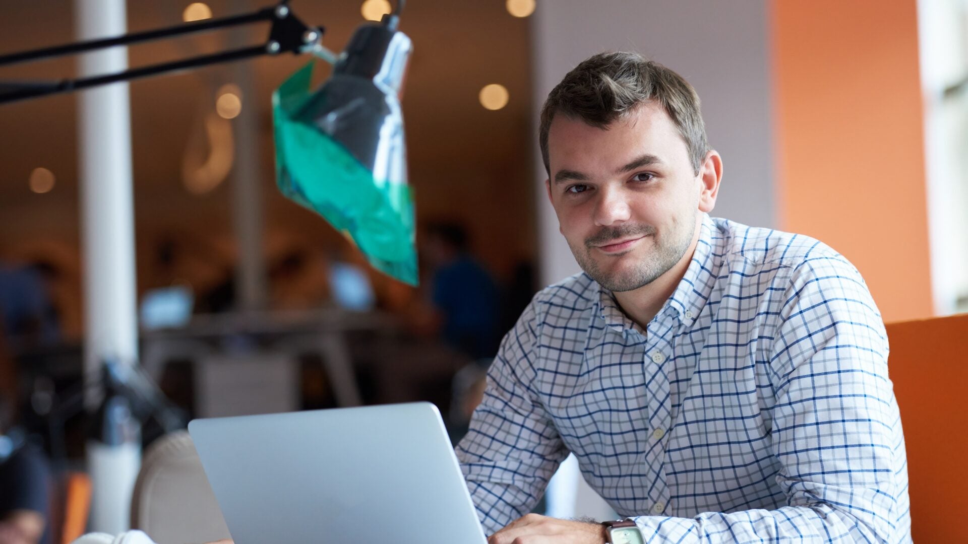 Man with laptop